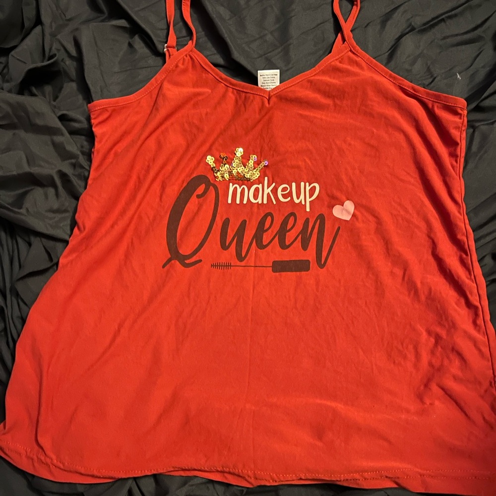 Lg “Makeup Queen” Lounge Tank